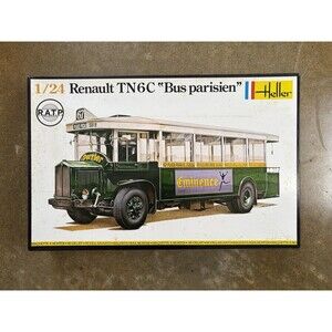 Heller Renault TN6C Paris Bus Model Kit Vintage RATP Collector's Scale Model